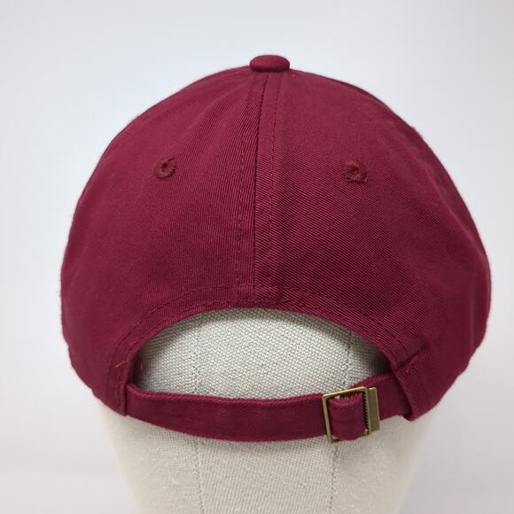 Lightning Bolt Slideback Baseball Cap Red One Size Adjustable Lights Label - Picture 6 of 9